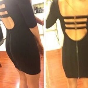 Alice + Olivia Black Mini dress